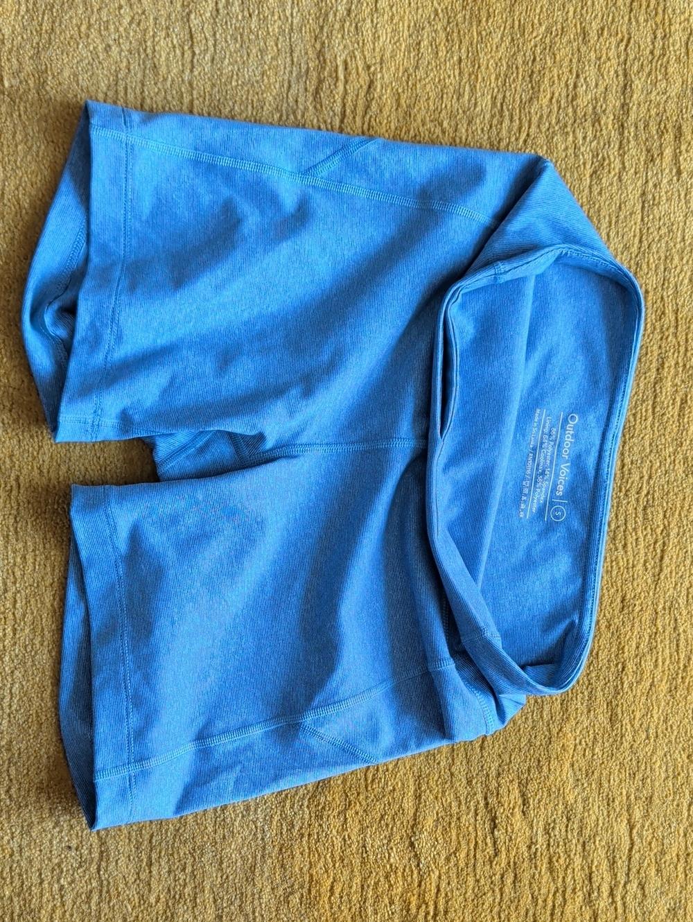 Outdoor Voices Women's Blue Athletic Shorts